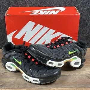Nike TN Air Black & multi colored sneakers size 7Y